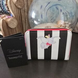 Loungefly Black and White Dumbo Wallet